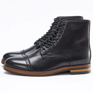 2023 Most Popular Calf Leather Chelsea Boots Men Winter Cowboy Shoes Motorcycle Chaussures Pour Hommes Western Boots for Men