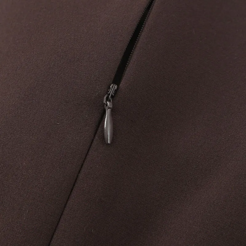 2025 Woman Fashion Elegant High Street Slim Tie decor Pleated Dress Women Summer Chic O-Neck long sleeves Solid Mini Dress - Image 3