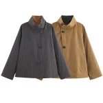 2025 Women Autumn Jacket Fashion Double Sided Coat Female High Street Long Sleeve Jackets For Women Casual New Outerwears