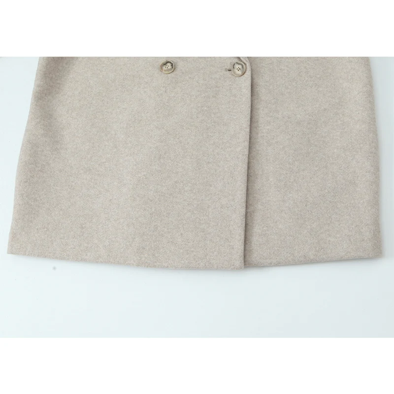 2025 Women's Autumn Winter New Jackets For Women Outerwear Fashion Lapel Collar Double Breasted Soft Loose New Coats - Image 6