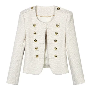 2025 new style fashionable and elegant  ladylike high-end temperament design casual tweed jacket