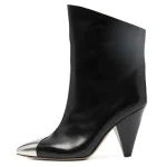 Dames Nieuwe Herfst/Winter Korte Laarzen Puntige Kegel Hoge Hak Mode 34-45 Grote Mode Hoge Hak Dames Enkellaarzen