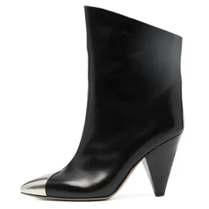 Dames Nieuwe Herfst/Winter Korte Laarzen Puntige Kegel Hoge Hak Mode 34-45 Grote Mode Hoge Hak Dames Enkellaarzen