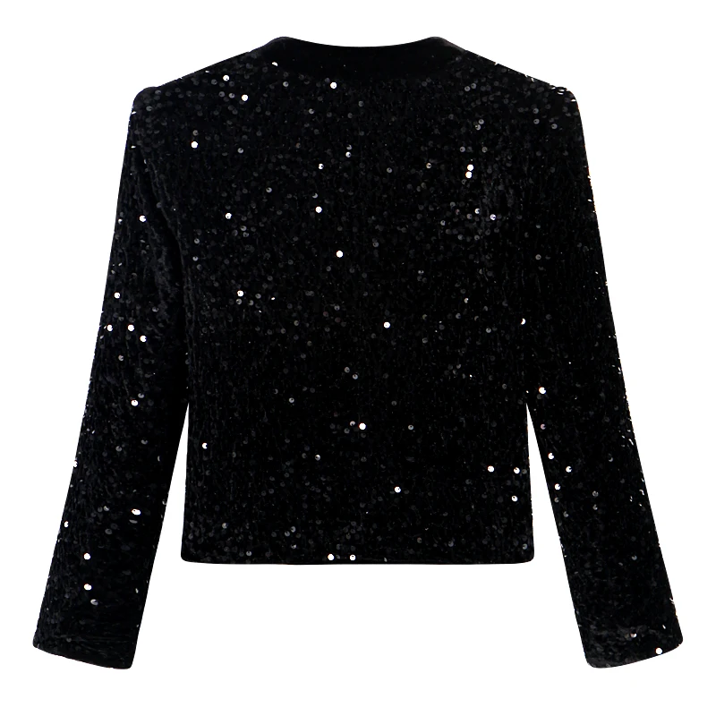 Exquisite light luxury heavy industry sequin fashionable elegant socialite high-end temperament small fragrant style jacket - Image 2