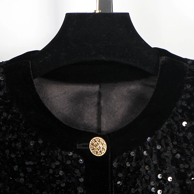 Exquisite light luxury heavy industry sequin fashionable elegant socialite high-end temperament small fragrant style jacket - Image 3