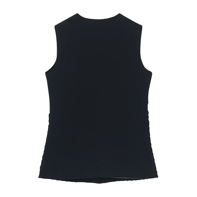 Fashionable and exquisite temperament V-neck small fragrant style woven Korean style casual style personalized vest - Image 2