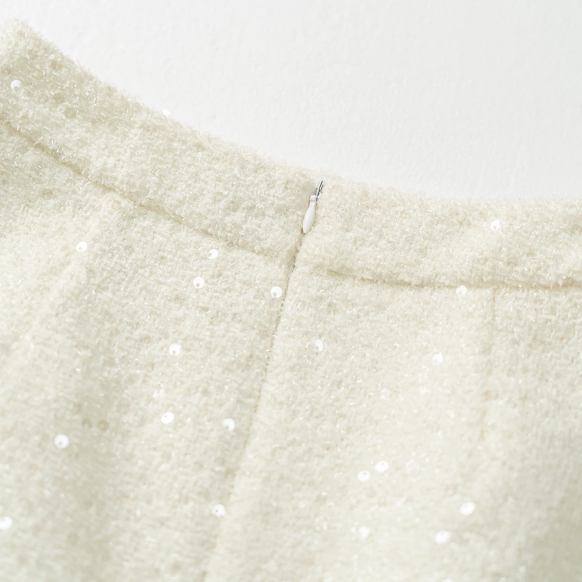 Feminine Elegant Sequin Slim Skirt High-End Fashion Luxury Socialite Light Industry Style Small Fragrance Temperament - Image 3