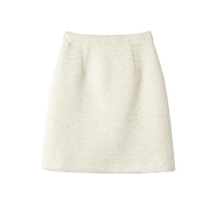 Feminine Elegant Sequin Slim Skirt High-End Fashion Luxury Socialite Light Industry Style Small Fragrance Temperament