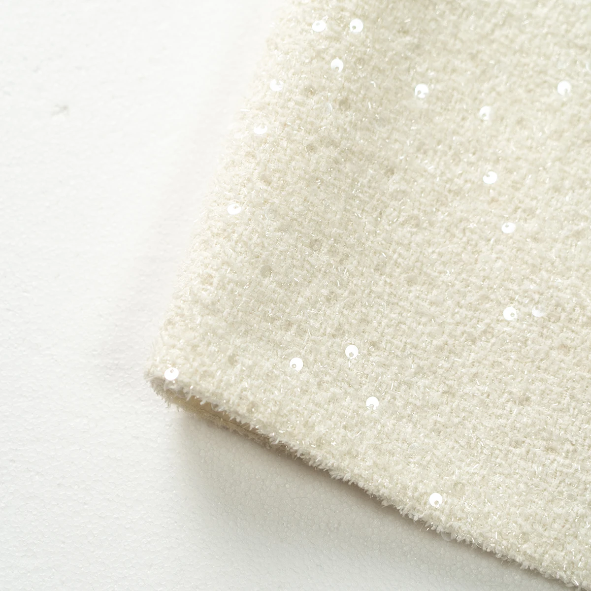 Feminine Elegant Sequin Slim Skirt High-End Fashion Luxury Socialite Light Industry Style Small Fragrance Temperament - Image 5