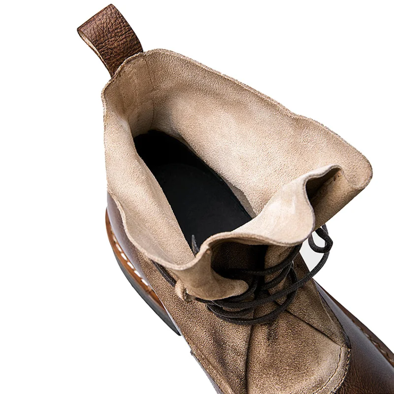 Men Boots New Arrival Motorcycle Boots High Quality Retro Comfortable Leisure Tooling Work Ankle Workwear Boots - Image 2