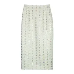 New fashionable and elegant light luxury socialite high-end heavy industry sequin temperament small fragrance style slim skirt