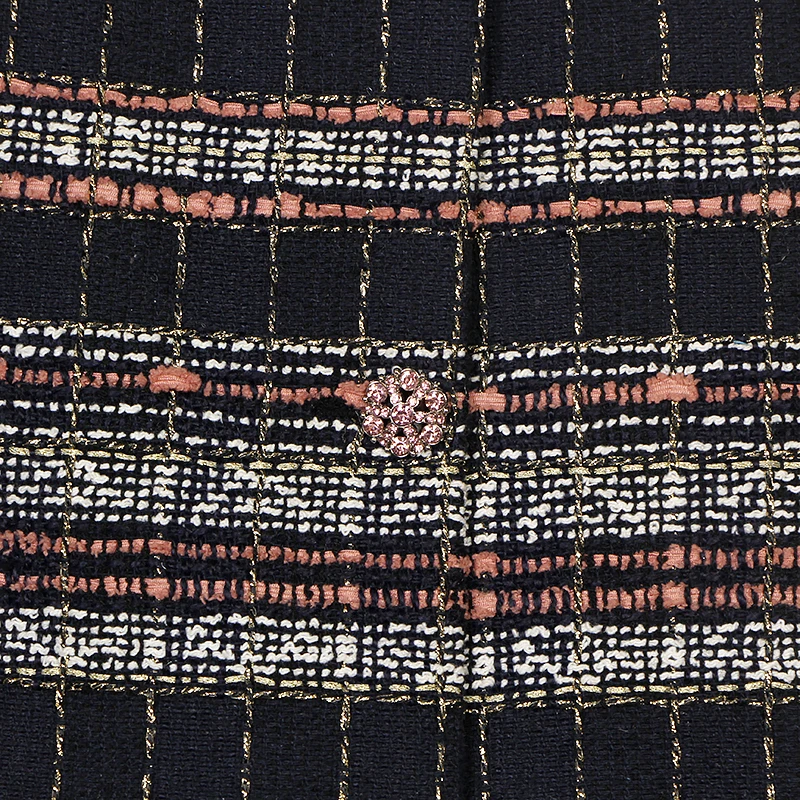 New fashionable temperament socialite high-class feeling Little Fragrance round collar single buckle colorful minority vest - Image 5