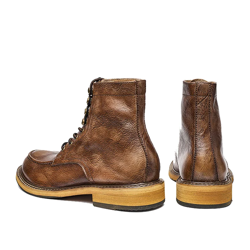 Outdoor Men Hiking Shoes Waterproof Tactical Shoes Leather Hunting Boots Desert Camping Sneakers Ankle boots Trekking Shoes - Image 3