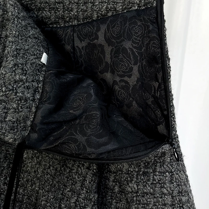 Slim Pleated Skirt, Small Fragrance Style, Fashionable and Elegant, Celebrity Temperament, New - Image 3