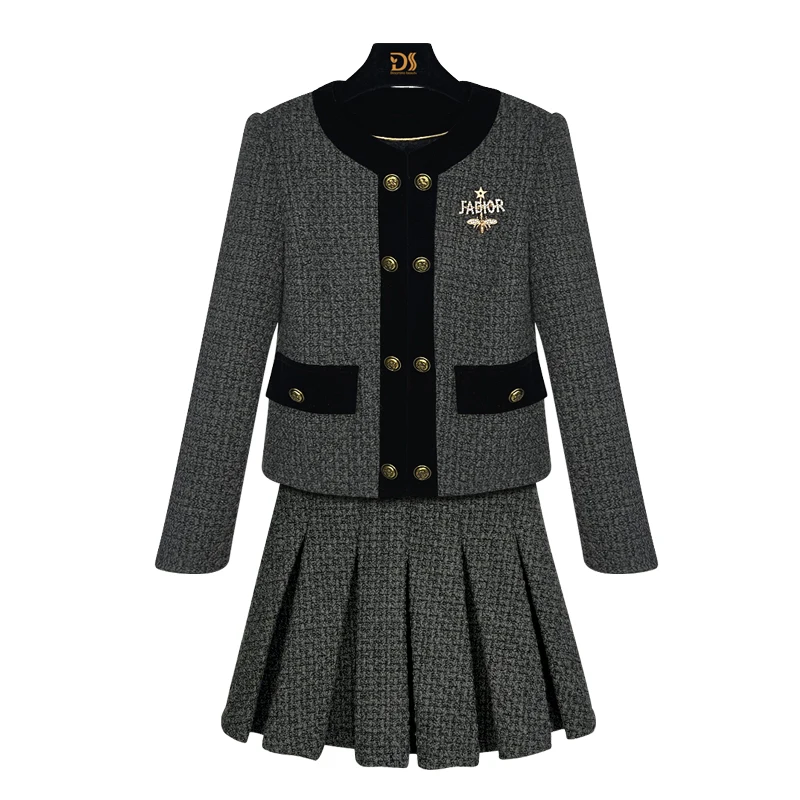 Slim Pleated Skirt, Small Fragrance Style, Fashionable and Elegant, Celebrity Temperament, New - Image 4