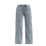 Wide Leg Jeans For Women High Waisted Baggy Denim Pants Straight Leg Casual Jeans With Pockets Loose Harajuku Trousers