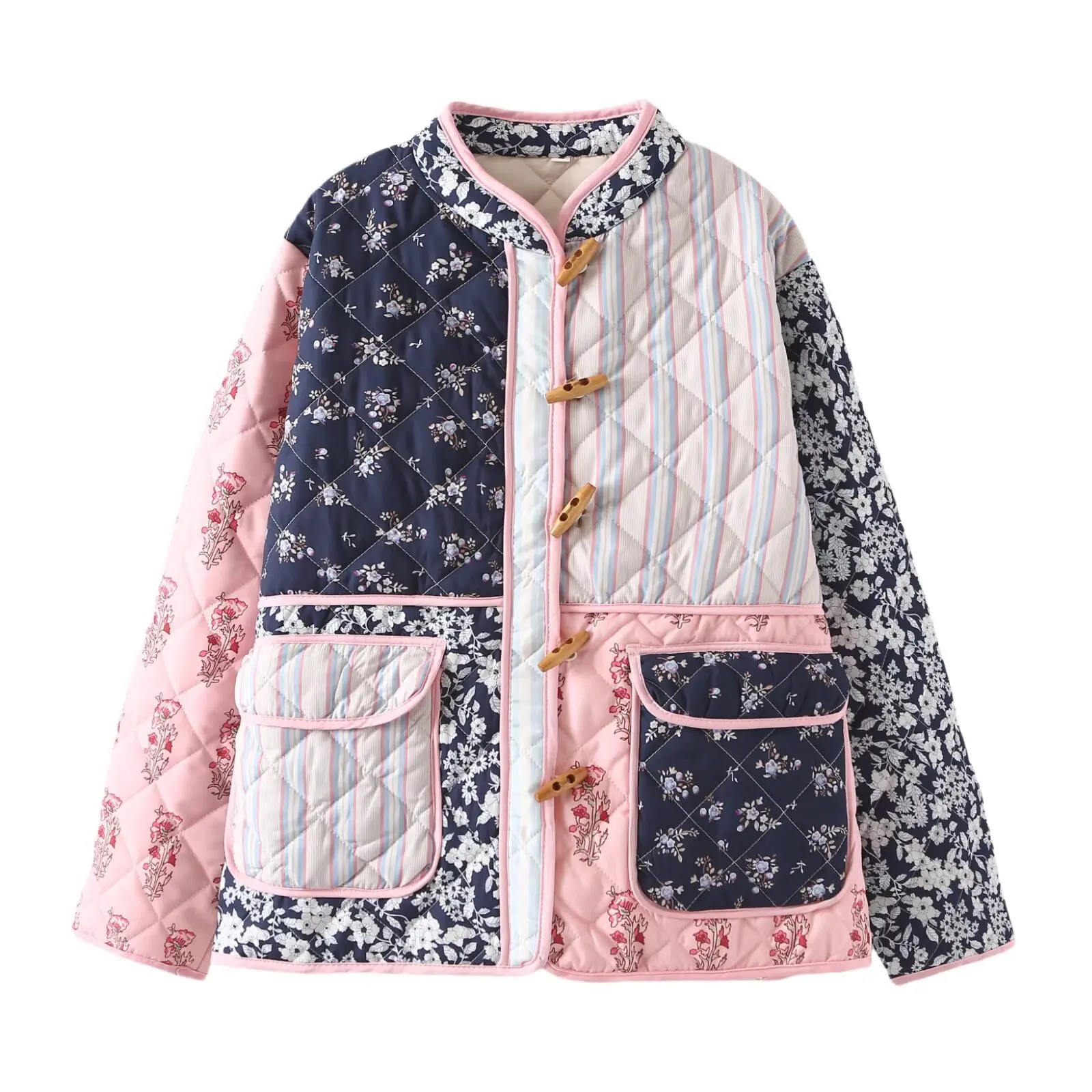 Women's Paneled Cotton Coat 2025 | French Style Casual Reversible Jacket | Versatile Autumn Design - Image 3