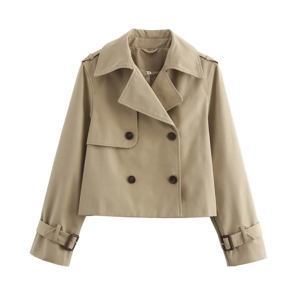 Women's Short Trench Coat | French Style Casual Chic Fall Jacket | 2025 New Collection