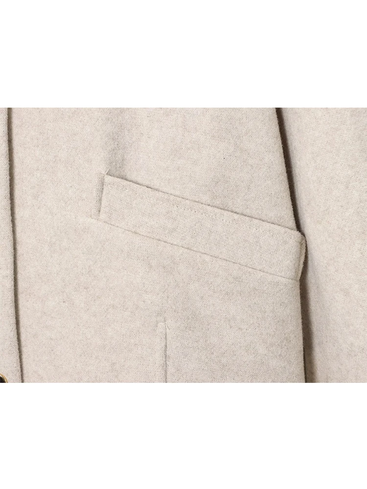 Women's Simple Jacket Fashion Long Sleeve Button Jackets for Women 2025 High Street Short Coats Lady Autumn Winter New Outerwear - Image 6