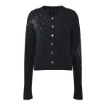 Women's knitted top Diamond coat 2024 autumn/winter knitted cardigan